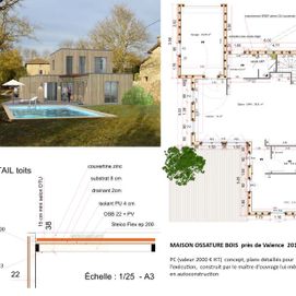 réalisation de maison à ossature en bois