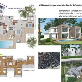 construction de villa contemporaine