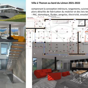 plan de villa à Thonon